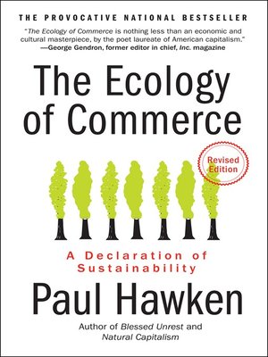 cover image of The Ecology of Commerce Revised Edition